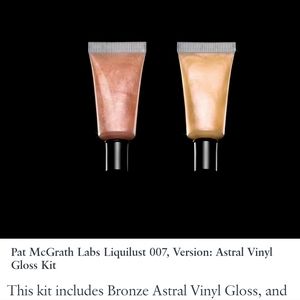 Pat Mcgrath lip Vinyl I'm Bronze and Gold astral gloss INCLUDES 2 GLOSSES